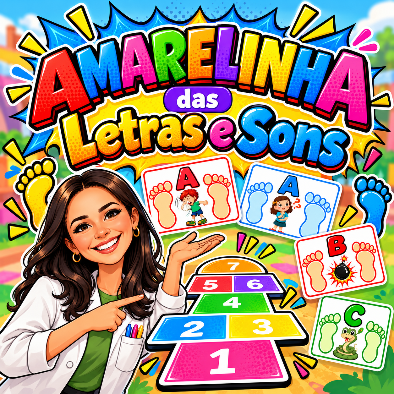 Amarelinha das Letras e Sons