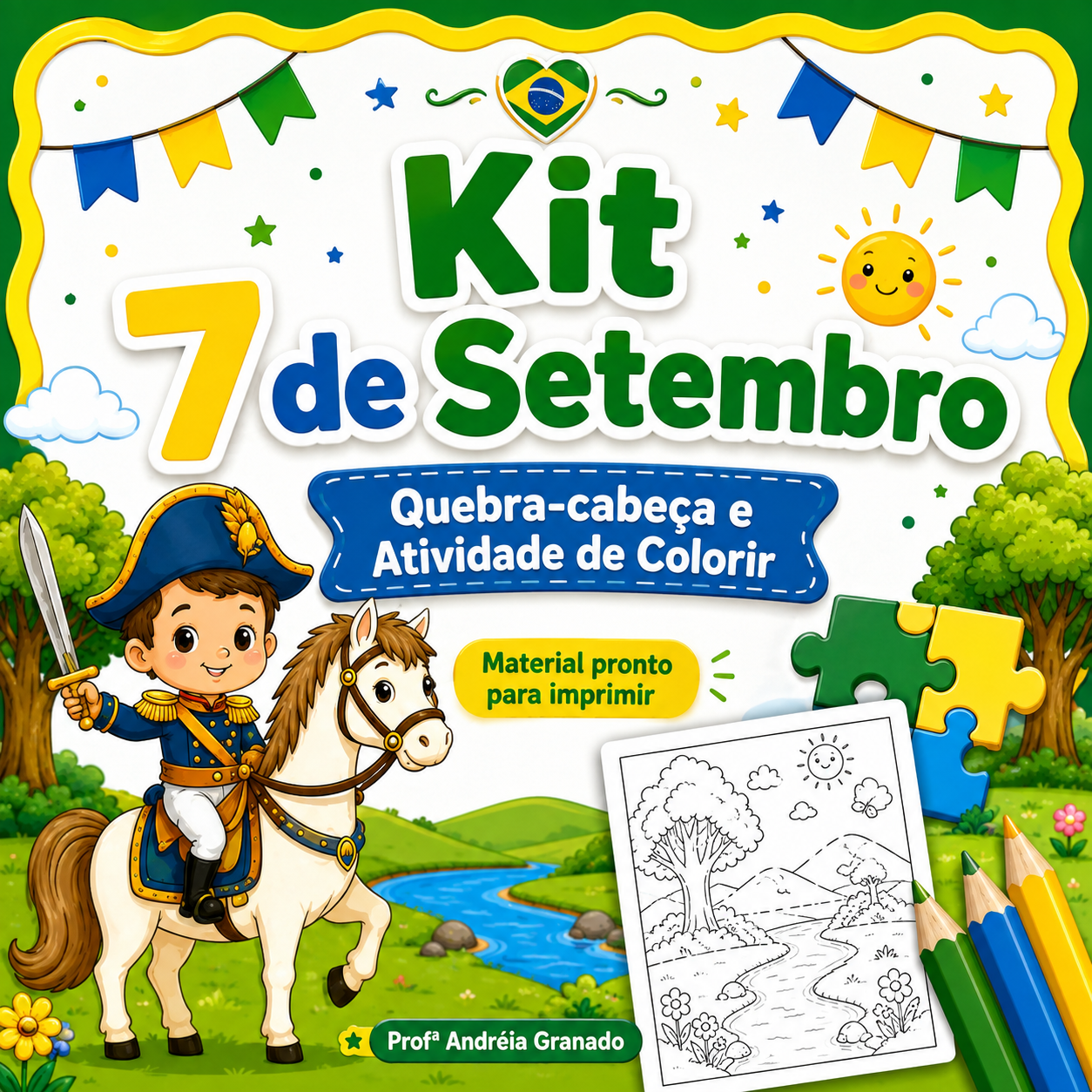 Atividade 7 de Setembro – Dom Pedro I a Cavalo